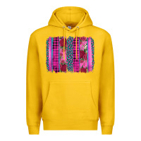 Lemon valentine's day floral leopard brushstroke Premium Hoodie - AdoDesignShop