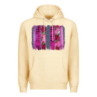 Pina Colada valentine's day floral leopard brushstroke Premium Hoodie - AdoDesignShop