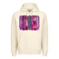 Sandshell valentine's day floral leopard brushstroke Premium Hoodie - AdoDesignShop