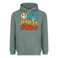 Sage one happy dude Heavyweight Hoodie - MaliasSmallBusiness