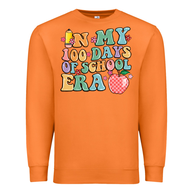 In My 100 Days Of School Era Premium Sweatshirt by MaliasSmallBusiness | Teevron