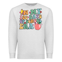 Oatmeal Heather in my 100 days of school era Premium Sweatshirt - MaliasSmallBusiness