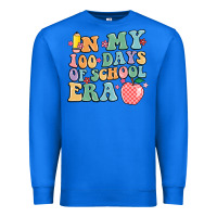 True Royal in my 100 days of school era Premium Sweatshirt - MaliasSmallBusiness