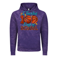 Cloud Purple i tackled 100days of school basketball Vintage Hoodie - texasbilliewilder