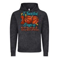 Vintage Black i tackled 100days of school basketball Vintage Hoodie - texasbilliewilder