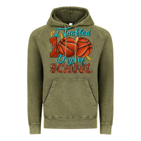 Vintage Olive i tackled 100days of school basketball Vintage Hoodie - texasbilliewilder