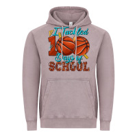 Vintage Zinc i tackled 100days of school basketball Vintage Hoodie - texasbilliewilder