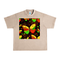 French Oak juneteenth butterflies seamless pattern Urban Heavy Tee - HRA Design Shop