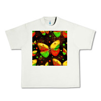 Pistachio juneteenth butterflies seamless pattern Urban Heavy Tee - HRA Design Shop
