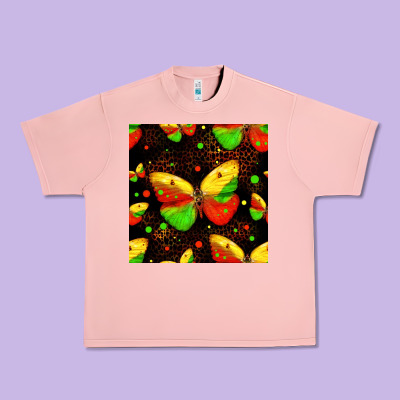 Juneteenth Butterflies Seamless Pattern Urban Heavy Tee Designed By Hra Design Shop