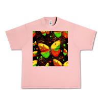 Salmon juneteenth butterflies seamless pattern Urban Heavy Tee - HRA Design Shop