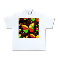 White juneteenth butterflies seamless pattern Urban Heavy Tee - HRA Design Shop