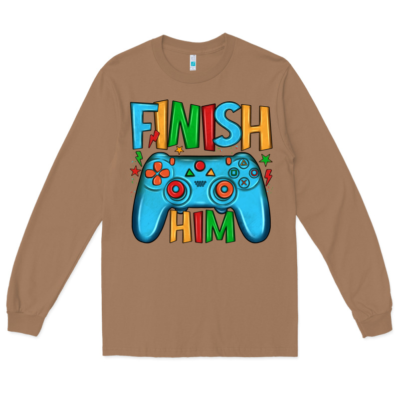 Finish Him Long Sleeve Tee by JahusDesignShop | Teevron