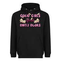 Black good girls read dirty books Heavyweight Hoodie - MaliasSmallBusiness