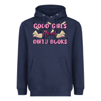 Navy good girls read dirty books Heavyweight Hoodie - MaliasSmallBusiness