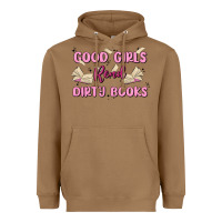 Toasted Coconut good girls read dirty books Heavyweight Hoodie - MaliasSmallBusiness