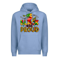 Colony Blue empowerment and celebration design Premium Hoodie - LillyAllenDesigns