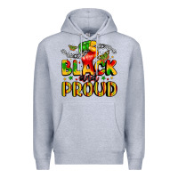 Heather Grey empowerment and celebration design Premium Hoodie - LillyAllenDesigns