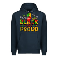 Navy empowerment and celebration design Premium Hoodie - LillyAllenDesigns