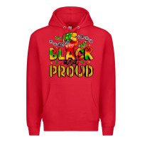 Red empowerment and celebration design Premium Hoodie - LillyAllenDesigns