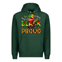Sports Green empowerment and celebration design Premium Hoodie - LillyAllenDesigns