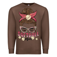 Chestnut softball mom Premium Sweatshirt - MaliasSmallBusiness