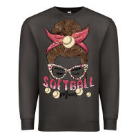 Smoke softball mom Premium Sweatshirt - MaliasSmallBusiness
