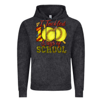 Vintage Black i tackled 100days of school softball Vintage Hoodie - texasbilliewilder