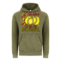 Vintage Olive i tackled 100days of school softball Vintage Hoodie - texasbilliewilder