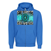 True Royal gemstone cowhide Zipper Hoodie - AdoDesignShop