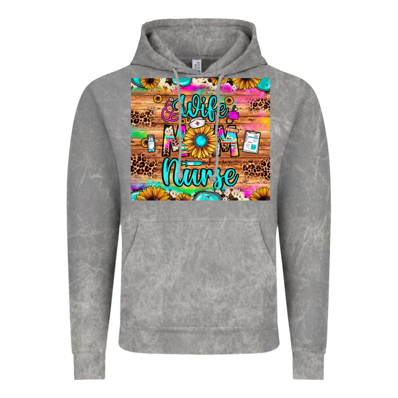 Wife Mom Nurse Vintage Hoodie by JahusDesignShop | Teevron