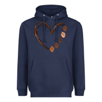 Navy black history melanin Heavyweight Hoodie - MaliasSmallBusiness