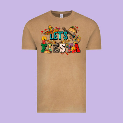 Let's Fiesta Vintage Tee Designed By Cts Tumbler Store