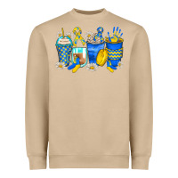 Mushroom down syndrome coffee cups Heavyweight Sweatshirt - Zillion Design Studio