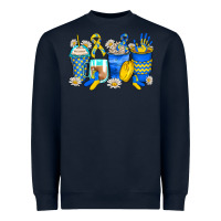 Down Syndrome Coffee Cups Heavyweight Sweatshirt | Teevron