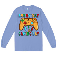 Colony Blue every day is gaming day Long Sleeve Tee - JahusDesignShop