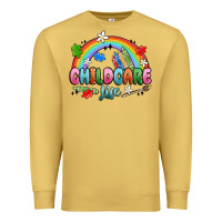 Antique Gold childcare life Premium Sweatshirt - MaliasSmallBusiness