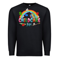Black childcare life Premium Sweatshirt - MaliasSmallBusiness