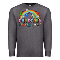 Charcoal Heather childcare life Premium Sweatshirt - MaliasSmallBusiness