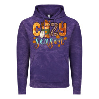Cloud Purple cozy season Vintage Hoodie - Zillion Design Studio