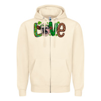 Sandshell Western St. Patrick's Day Love Cow Zipper Hoodie - Artiststas