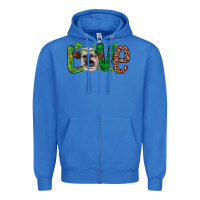 True Royal Western St. Patrick's Day Love Cow Zipper Hoodie - Artiststas