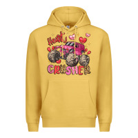 Antique Gold name monster truck heartbreaker Premium Hoodie - LillyAllenDesigns