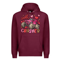 Burgundy name monster truck heartbreaker Premium Hoodie - LillyAllenDesigns