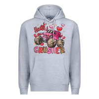 Heather Grey name monster truck heartbreaker Premium Hoodie - LillyAllenDesigns