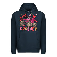 Navy name monster truck heartbreaker Premium Hoodie - LillyAllenDesigns