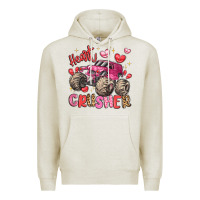 Oatmeal Heather name monster truck heartbreaker Premium Hoodie - LillyAllenDesigns