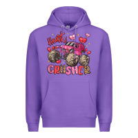 Purple name monster truck heartbreaker Premium Hoodie - LillyAllenDesigns