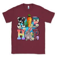 Burgundy hip hop easter rabbit Classic Tee - AdoDesignShop
