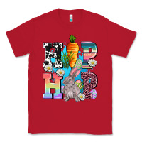 Red hip hop easter rabbit Classic Tee - AdoDesignShop